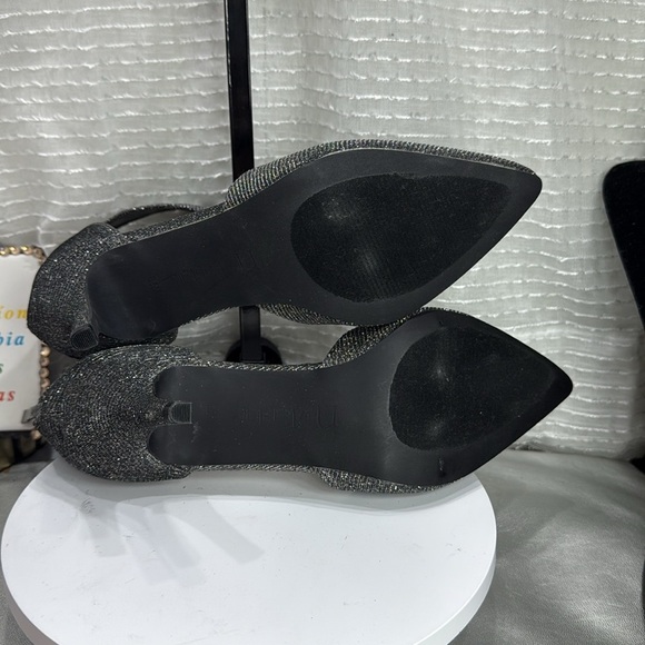 (T5)N by Nicole Miller - Women's Carty Pointed Toe Zip Pumps Stiletto Heel 8.5M - Picture 8 of 14